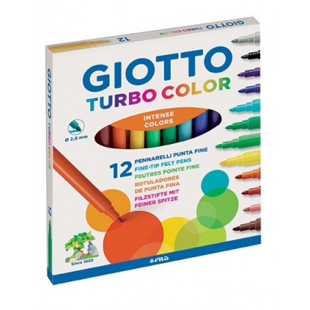 Pennarelli Giotto Turbo Color 12 pz