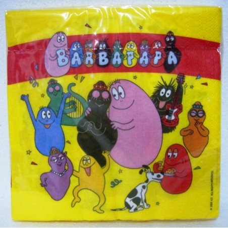 Tovaglioli 20 pz Barbapapà