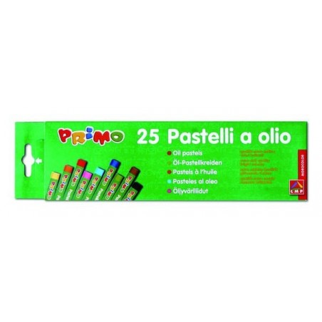 Pastelli Cera Olio 25 pz Primo CMP