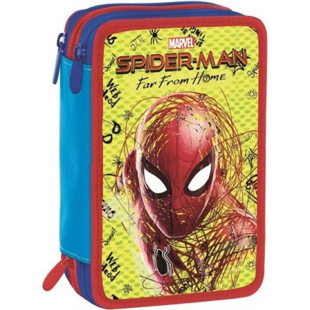 Astuccio 3 zip Spiderman Far From Home