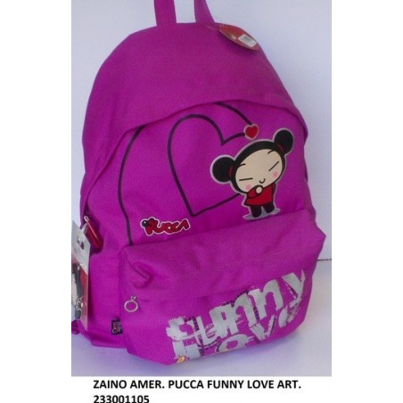 Zaino Americano Pucca Funny Love