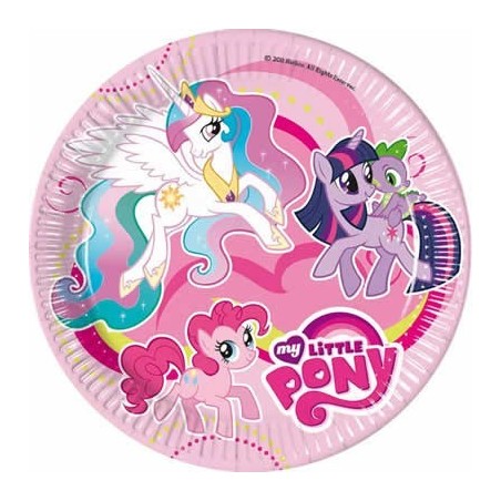 Piatto cm 23 My Little Pony 8 pz