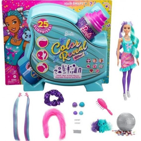 Barbie Color Reveal Glitter c/Accessori