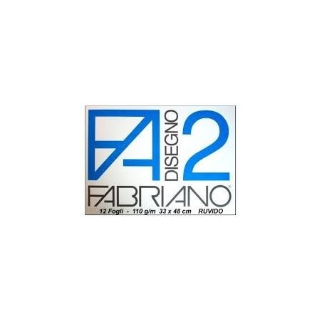 Blocco F2 Fabriano 33 x 48 Ruvido 12 pz