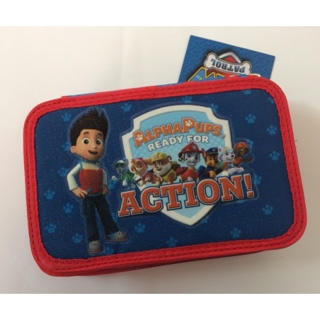 Astuccio 3 zip Paw Patrol