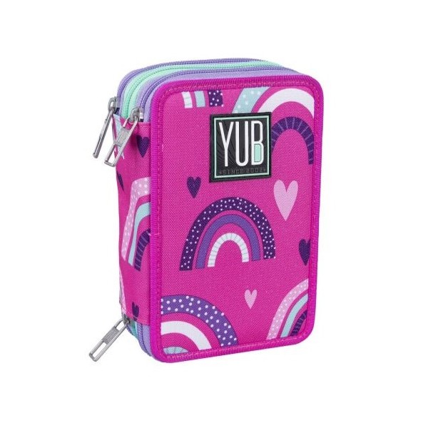 Astuccio 3 zip Seven Yub Magic World Girl