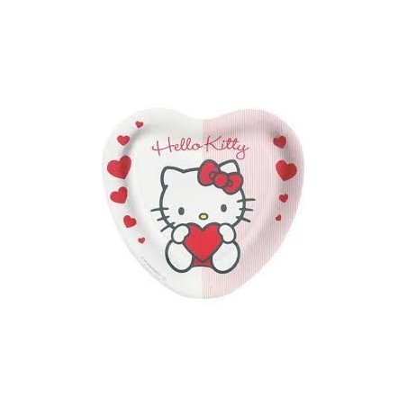 Piatto Grande 08 pz Hello Kitty cm 23