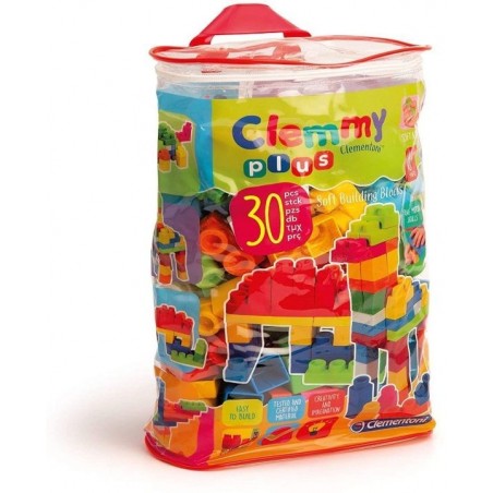 Sacca Clemmy Soft Building Blocks 30 pz