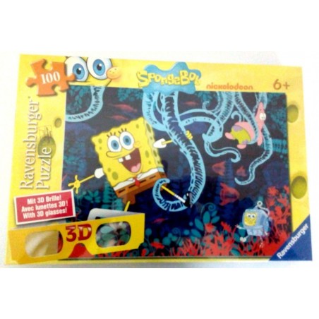 Puzzle 3D 100 Pezzi Spongebob